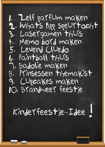 Kinderfeestje thuis dé leukste ideeën - Kinderfeestje idee