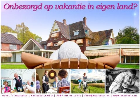 Welkom - Hotel ‘t Kruisselt | Het mooist gelegen hotel van Twente!
